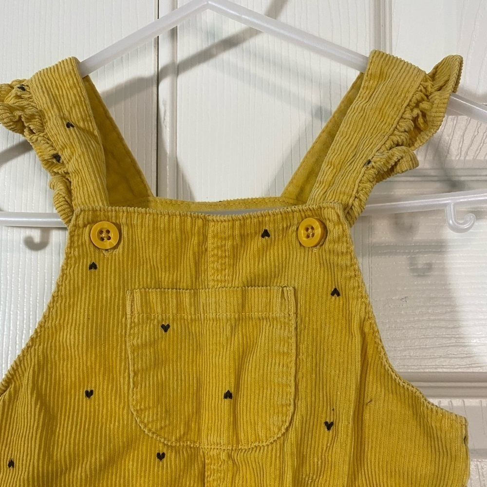 Carters - Yellow Corduroy Jumper Dress - Picture 4 of 9
